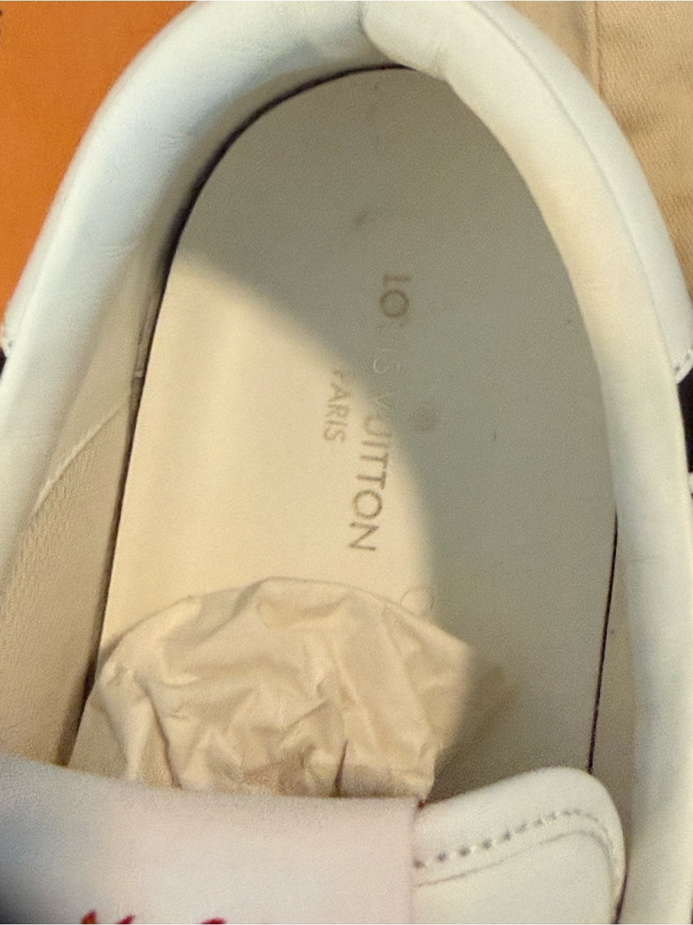 Louis Vuitton Black White Checkerboard Sneakers with clear Sole us 14 - Picture 6 of 11